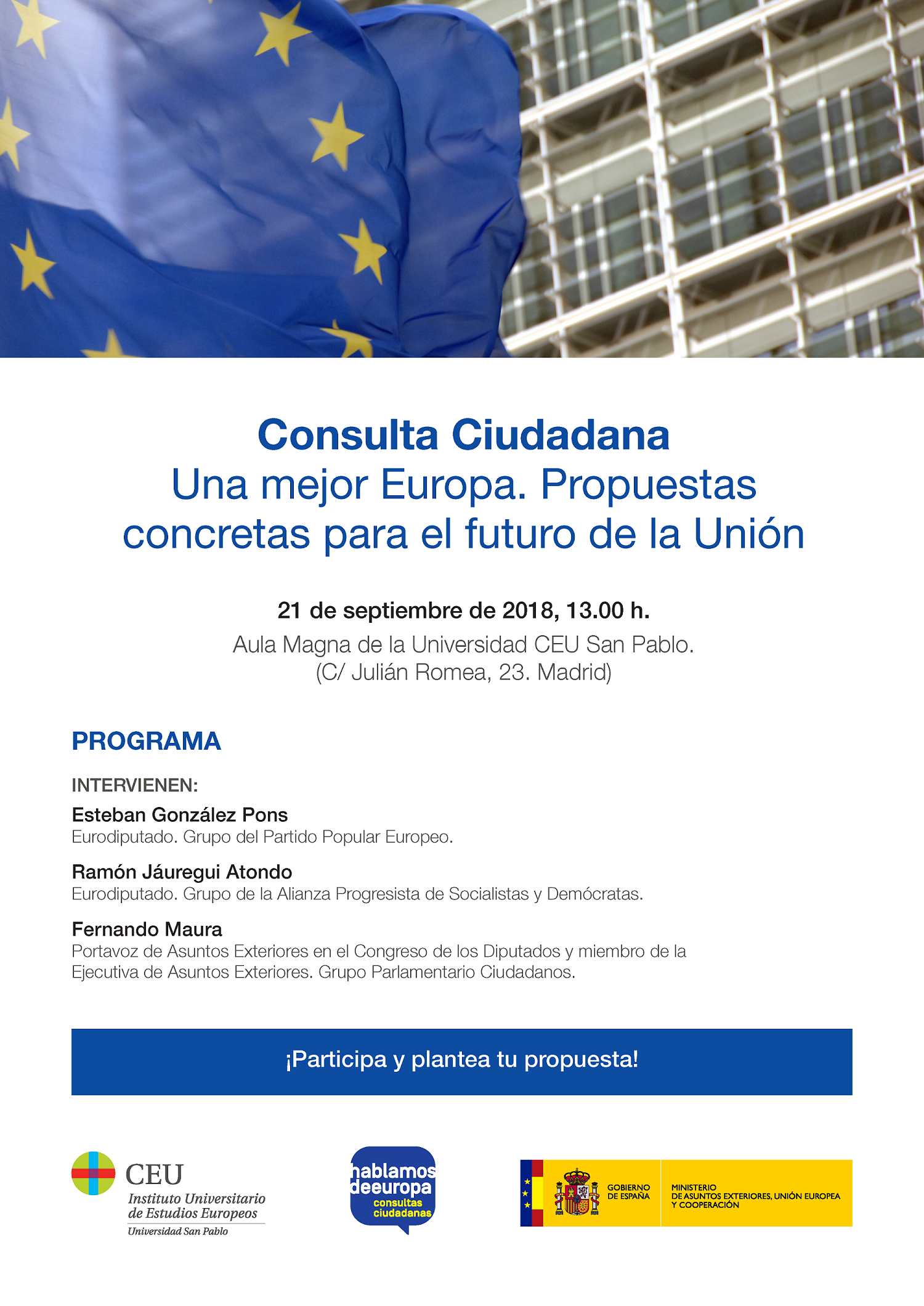 Consulta Ciudadana. Una mejor Europa 